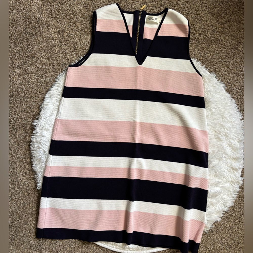 Eliza J Dress Striped Womens Size XL